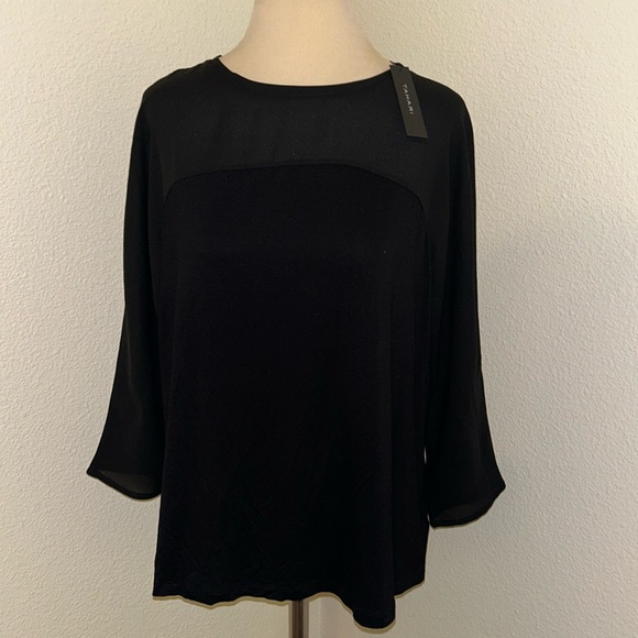 Tahari Tops - Simply Elegant Classic Tahari Black Top Size M Medium 8 10